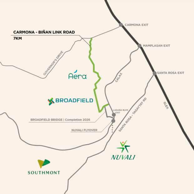Nuvali and Broafield Infra 1